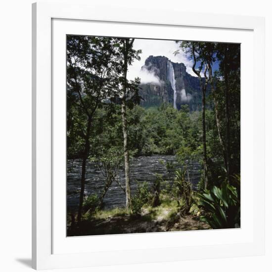 Angel Falls Orinoco Basin Canaima National Park Venezuela-null-Framed Photographic Print