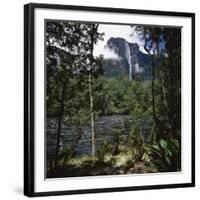 Angel Falls Orinoco Basin Canaima National Park Venezuela-null-Framed Photographic Print