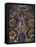 Angel Figure and Nature Motifs-null-Framed Stretched Canvas