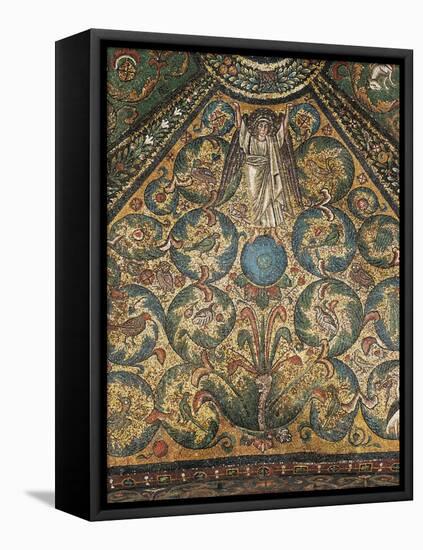 Angel Figure and Nature Motifs-null-Framed Stretched Canvas