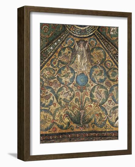 Angel Figure and Nature Motifs-null-Framed Photographic Print