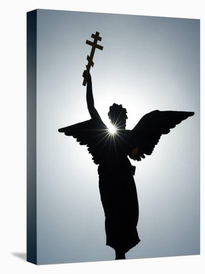 Angel Figure Independence Monument, Tallinn, Estonia-Christian Kober-Stretched Canvas