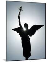 Angel Figure Independence Monument, Tallinn, Estonia-Christian Kober-Mounted Photographic Print