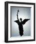 Angel Figure Independence Monument, Tallinn, Estonia-Christian Kober-Framed Photographic Print