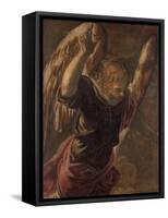 Angel from the Annunciation to the Virgin, 1560-85-Jacopo Robusti Tintoretto-Framed Stretched Canvas