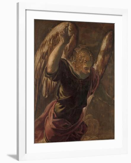 Angel from the Annunciation to the Virgin, 1560-85-Jacopo Robusti Tintoretto-Framed Giclee Print