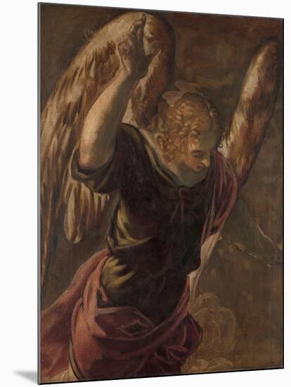 Angel from the Annunciation to the Virgin, 1560-85-Jacopo Robusti Tintoretto-Mounted Giclee Print