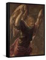 Angel from the Annunciation to the Virgin, 1560-85-Jacopo Robusti Tintoretto-Framed Stretched Canvas