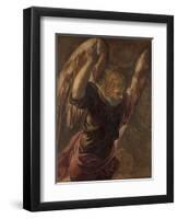 Angel from the Annunciation to the Virgin, 1560-85-Jacopo Robusti Tintoretto-Framed Giclee Print