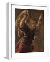 Angel from the Annunciation to the Virgin, 1560-85-Jacopo Robusti Tintoretto-Framed Giclee Print