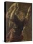 Angel from the Annunciation to the Virgin-Jacopo Tintoretto-Stretched Canvas