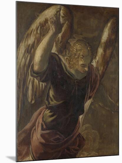 Angel from the Annunciation to the Virgin-Jacopo Tintoretto-Mounted Art Print