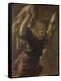 Angel from the Annunciation to the Virgin-Jacopo Tintoretto-Framed Stretched Canvas