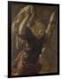 Angel from the Annunciation to the Virgin-Jacopo Tintoretto-Framed Art Print