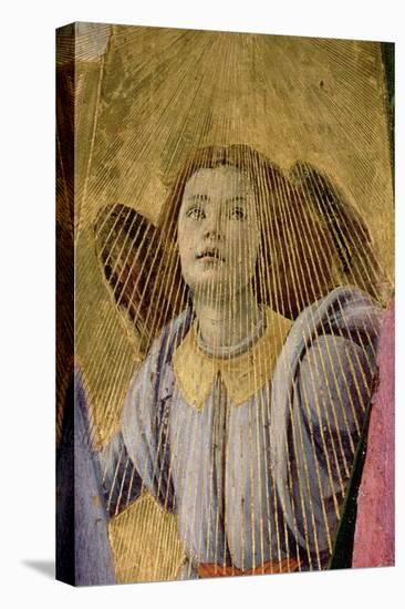 Angel, from the "Coronation of the Virgin," circa 1488-90 (Detail)-Sandro Botticelli-Stretched Canvas