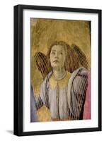 Angel, from the "Coronation of the Virgin," circa 1488-90 (Detail)-Sandro Botticelli-Framed Premium Giclee Print