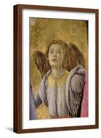 Angel, from the "Coronation of the Virgin," circa 1488-90 (Detail)-Sandro Botticelli-Framed Giclee Print