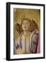 Angel, from the "Coronation of the Virgin," circa 1488-90 (Detail)-Sandro Botticelli-Framed Giclee Print