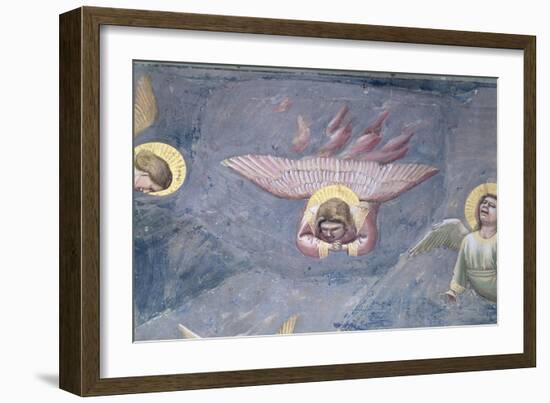 Angel, from the Lamentation, C.1305 (Detail)-Giotto di Bondone-Framed Giclee Print