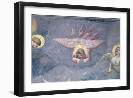 Angel, from the Lamentation, C.1305 (Detail)-Giotto di Bondone-Framed Giclee Print