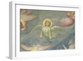 Angel, from the Lamentation, C.1305 (Detail)-Giotto di Bondone-Framed Giclee Print