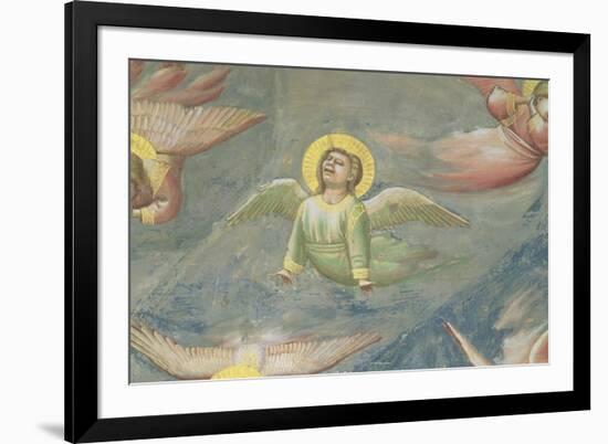 Angel, from the Lamentation, C.1305 (Detail)-Giotto di Bondone-Framed Giclee Print