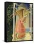 Angel Gabriel, from the Annunciation, 1430-35 Altarpiece-Fra Angelico-Framed Stretched Canvas