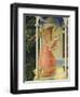 Angel Gabriel, from the Annunciation, 1430-35 Altarpiece-Fra Angelico-Framed Giclee Print