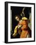 Angel Gabriel, from the Annunciation, 1638-39 (Detail)-Francisco de Zurbarán-Framed Giclee Print