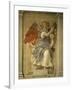 Angel Gabriel of the Annunciation, Fresco, Library-Francesco De Rossi Salviati Cecchino-Framed Giclee Print