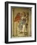 Angel Gabriel of the Annunciation, Fresco, Library-Francesco De Rossi Salviati Cecchino-Framed Giclee Print