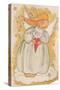 Angel Holding a Heart-Beverly Johnston-Stretched Canvas