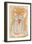 Angel Holding a Heart-Beverly Johnston-Framed Giclee Print