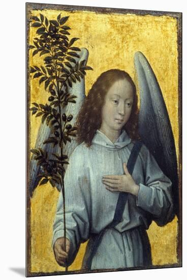 Angel Holding an Olive Branch by Hans Memling-null-Mounted Premium Photographic Print