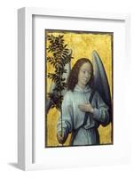 Angel Holding an Olive Branch by Hans Memling-null-Framed Photographic Print