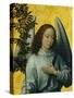 Angel Holding an Olive Branch, Symbol of Divine Peace-Hans Memling-Stretched Canvas