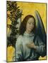 Angel Holding an Olive Branch, Symbol of Divine Peace-Hans Memling-Mounted Premium Giclee Print