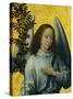 Angel Holding an Olive Branch, Symbol of Divine Peace-Hans Memling-Stretched Canvas