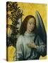 Angel Holding an Olive Branch, Symbol of Divine Peace-Hans Memling-Stretched Canvas