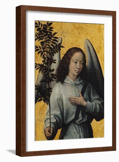 Angel Holding an Olive Branch-Hans Memling-Framed Giclee Print