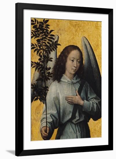 Angel Holding an Olive Branch-Hans Memling-Framed Giclee Print