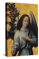 Angel Holding an Olive Branch-Hans Memling-Stretched Canvas