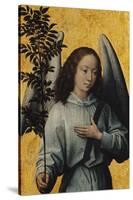 Angel Holding an Olive Branch-Hans Memling-Stretched Canvas