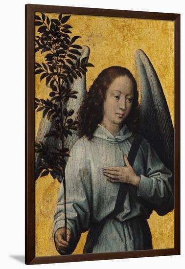 Angel Holding an Olive Branch-Hans Memling-Framed Giclee Print