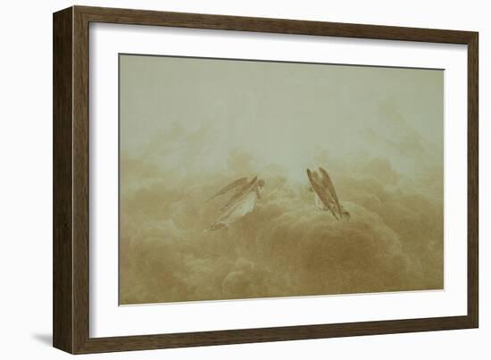 Angel in Prayer, circa 1826-34-Caspar David Friedrich-Framed Giclee Print