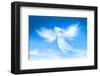 Angel In The Clouds-null-Framed Art Print