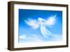 Angel In The Clouds-null-Framed Art Print