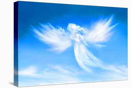 Angel In The Clouds-null-Stretched Canvas