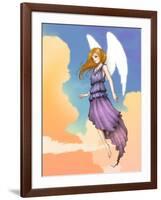 Angel In The Clouds-Harry Briggs-Framed Giclee Print