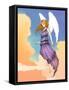 Angel In The Clouds-Harry Briggs-Framed Stretched Canvas